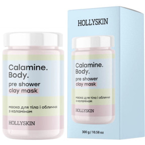 Маска для тіла і обличчя Hollyskin Calamine Body з каламіном від прищів, 300 г